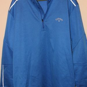 callaway 1/4 zip pull over jacket sweatshirt